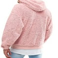 thumbnail image 2 of PENGXIANG Hommes Pull à Capuche en Molleton en Peluche Pull Léger en Viscose Pull Sweatshirt, 2 of 9