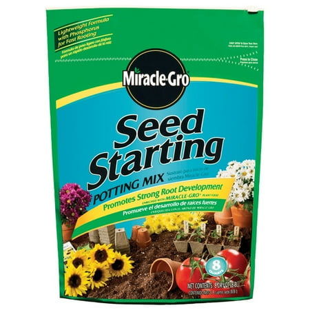 Miracle-Gro 8qt Seed Starting Potting Mix - Walmart.com