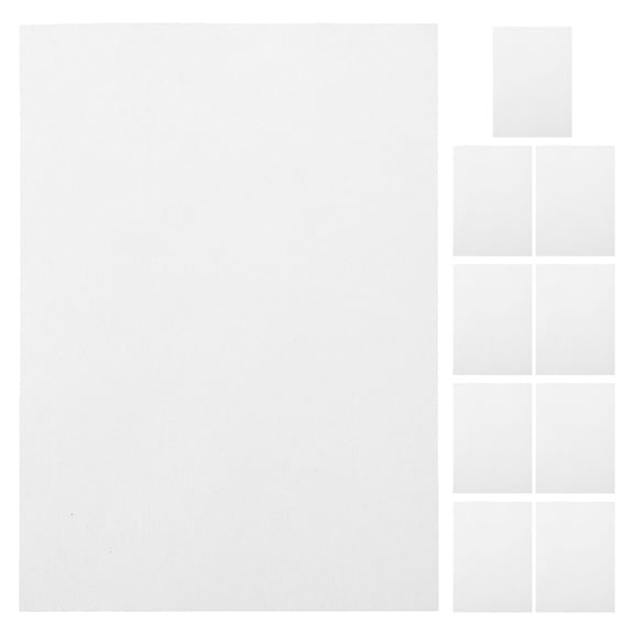 FUEENIRVA Embroidery Stabilizers Water Soluble White 10Pcs 8.25X5.82X0.04in