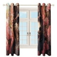 thumbnail image 3 of Blackout Curtains for Bedroom Funny Glasses Wolf Full Room Darkening Grommet Curtains for Living Room,Thermal Insulated Ombre Drapes, 3 of 7