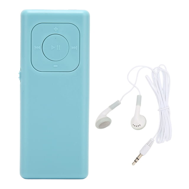 Mini Music Player, Small MP3 Player Long Lasting Lossless Sound for Travel for Students for Work White,Black,Blue