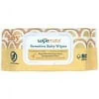 Wipemate Sensitive Baby Wipes, Plastic-Free, Made With 99% Water, Plant-Based Baby Wipes, Unscented & Hypoallergenic for Sensitive Skin, Sprouting Suns - (80 Count)