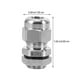 thumbnail image 2 of WASHWEPE Conector De Cable Exterior Plateado Con Agarre Seguro Y Alivio De Resistente, 2 of 8