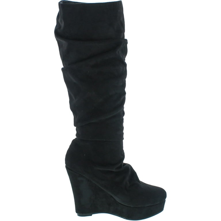 Emma wedge top tall boots