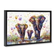 thumbnail image 3 of Stupell Industries Contemporary Elephants & Celebration Balloons Black Floating Frame Canvas Art, 25 x 17, by Leon Devenice, 3 of 8