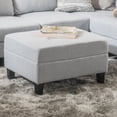 thumbnail image 3 of Bridger Mid-Century Tufted Top Cushion Ottoman, 3 of 8