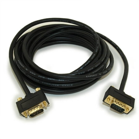 15ft VGA ULTRA-THIN COMPACT END Male/Male Triple Shielded Cable price history on PriceWatchPro