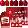 thumbnail image 1 of Set de esmaltes en gel Double Rhythm, 6 unidades, 15 ml, del mismo color, misma botella, 1 of 9