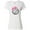 AA-White, variant on Inktastic Volleyball with Pink Bow Women's T-Shirt