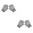 thumbnail image 4 of Minnieouse 1 par de guantes para niños pequeños Accesorio de ropa al aire libre Cubierta de calentamiento Punto antideslizante Guantes de punto gris claro 2piezas, 4 of 6