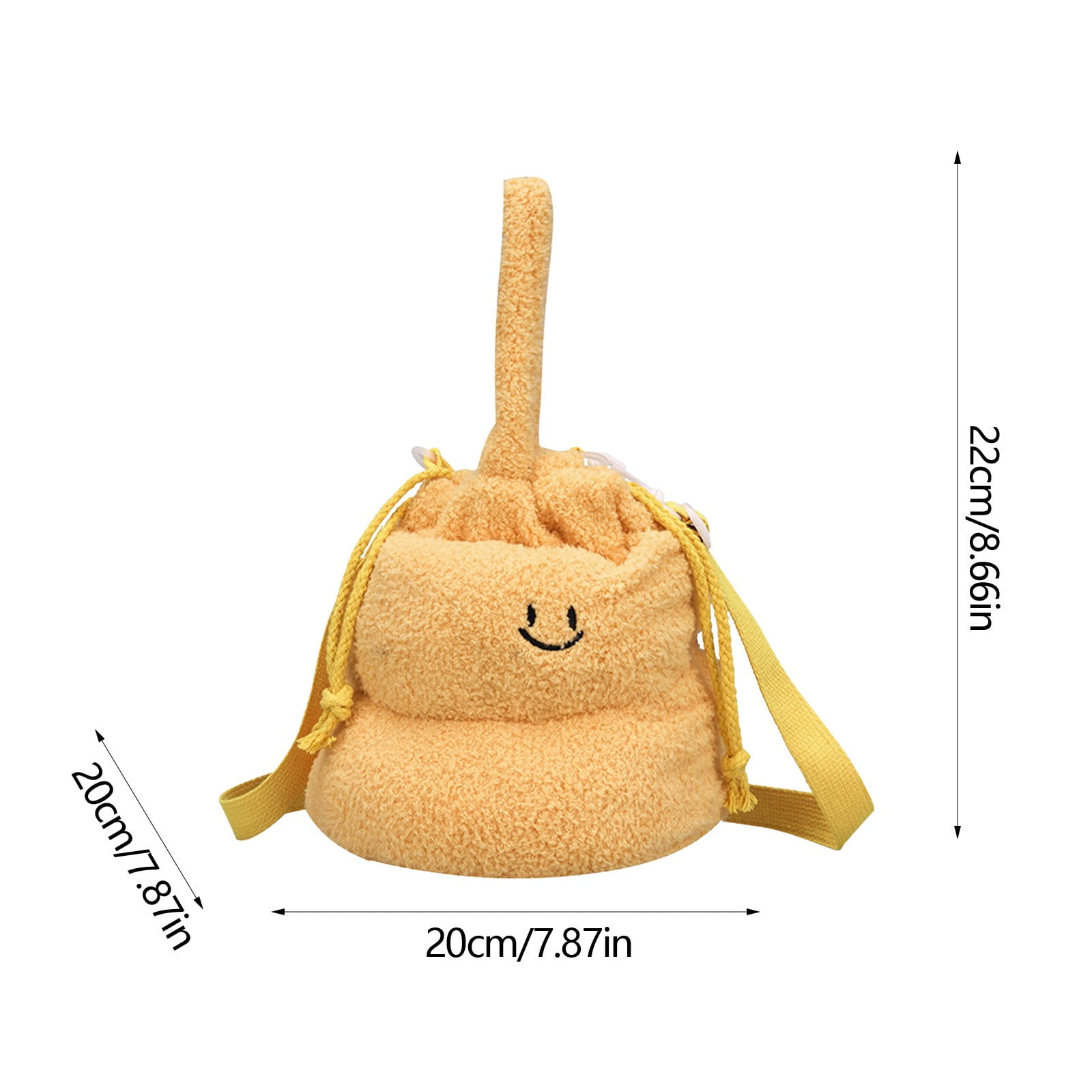 Sales Today Clearance! Shoulder Bag Cute Fuzzy Poop Shape Handbag