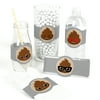 Party 'Til You're Pooped - DIY Poop Emoji Party Wrapper Favors - 15 Count
