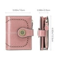 thumbnail image 4 of (2 pack) Sendefn Small Women Wallet Genuine Leather Bifold Purse RFID Blocking Card Holder, 4 of 8