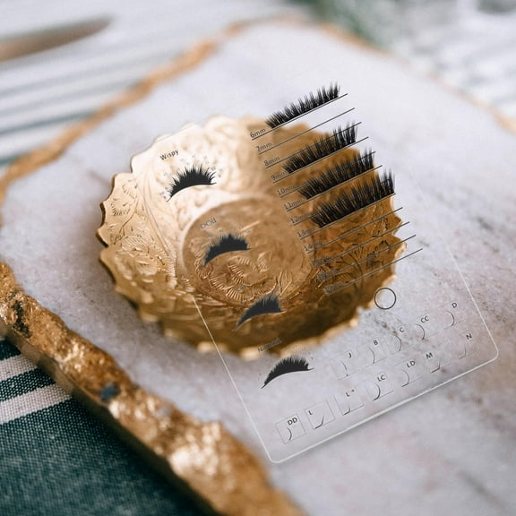 PAMINGONO Eyelash Extension Tools Acrylic Transparent 1Pcs 8.3x5.8in