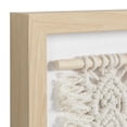 thumbnail image 2 of hometrends Woven Macrame Design 1 Framed Art, 2 of 8