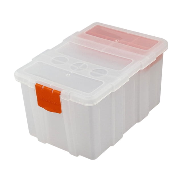 Kenally Organizador práctico de caja de herramientas ABS con partición desmontable para fácil almacenamiento organizadores de cajas de Herramientas eléctricas tipo+5