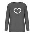 thumbnail image 4 of 50% de Réduction Oversized Sweatshirt for Women 2023 Mode Women Casual Imprimé Col Rond Long Sleeve Chemisier Pull-Over Tops, 4 of 6