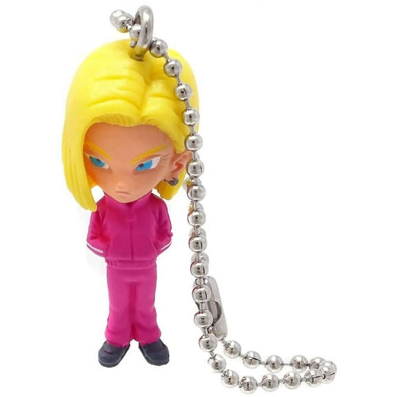 Dragon Ball UDM The Best Mix 02 Android 18 Keychain Clip-On