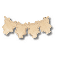 thumbnail image 2 of Unfinished Wood Etched Baby Hanging Onsie Shape 3" / 1/8", 2 of 2