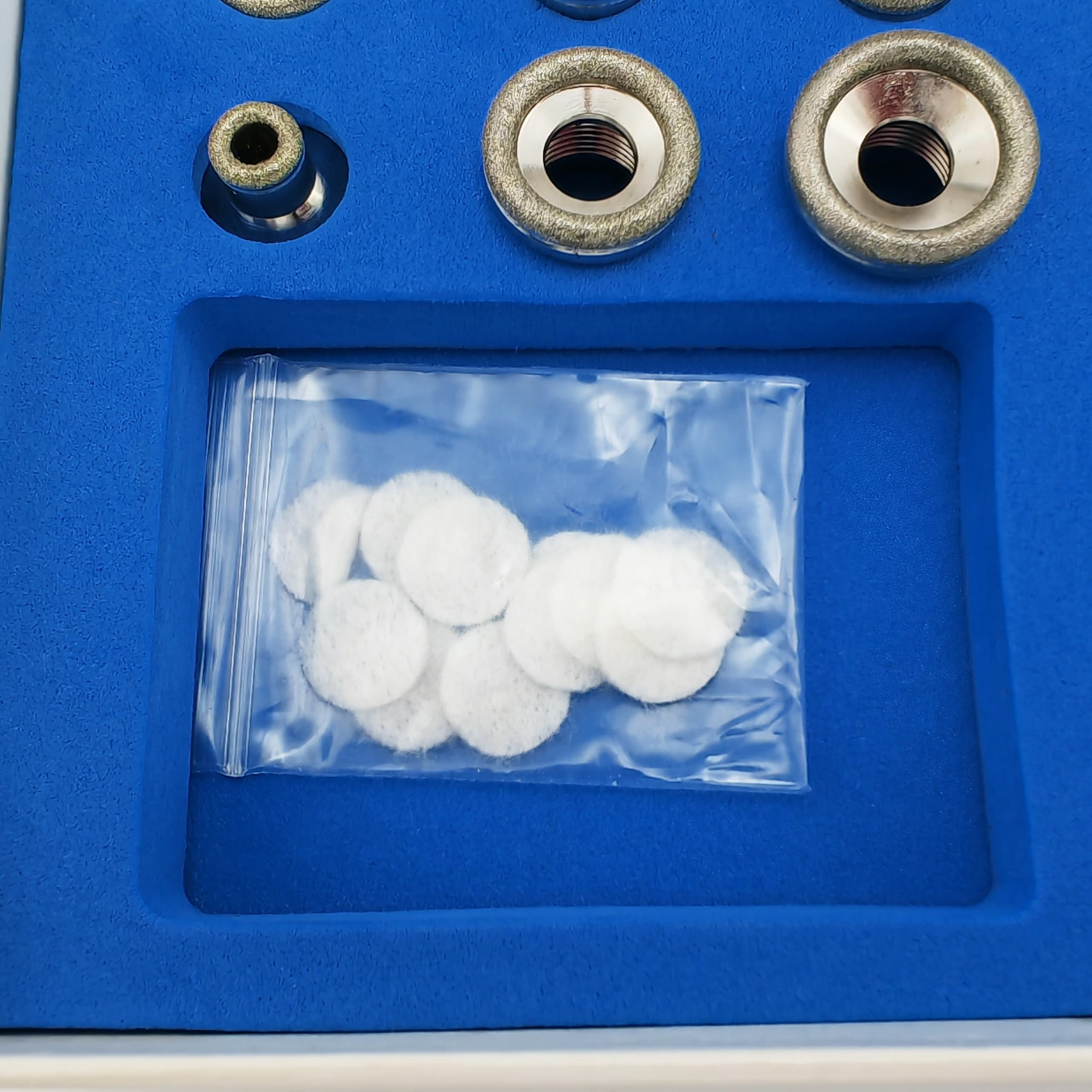 Elitzia 9 Tips 3 Wands Quality Diamond Dermabrasion Replacements Remove Wrinkles Blackheads Fine Lines ETL06A (Aluminium)
