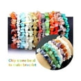 thumbnail image 4 of Dsseng 500 Pcs Natural Chip Stone Beads Multicolor 5mm to 8mm Irregular Gemstone Healing Crystal Loose Rocks Bead Hole Drilled DIY for Bracelet Necklace Earrings Jewelry Making Craft, 4 of 5
