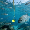 thumbnail image 3 of Ainf Tied Up Rig Short Hook With High Buoyant Floating Size Tackle 5pcs High Steel Hooks, 3 of 6