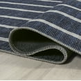 thumbnail image 3 of JONATHAN Y WASHABLE 8 x 10 Area Rug, Rand Distressed Stripe - Navy/Gray, WSH119A-8, 3 of 6