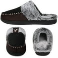 thumbnail image 4 of VONMAY Women's Comfy Fuzzy House Slipper Scuff Memory Foam Slip on Warm Moccasin Style Indoor Outdoor, 4 of 9