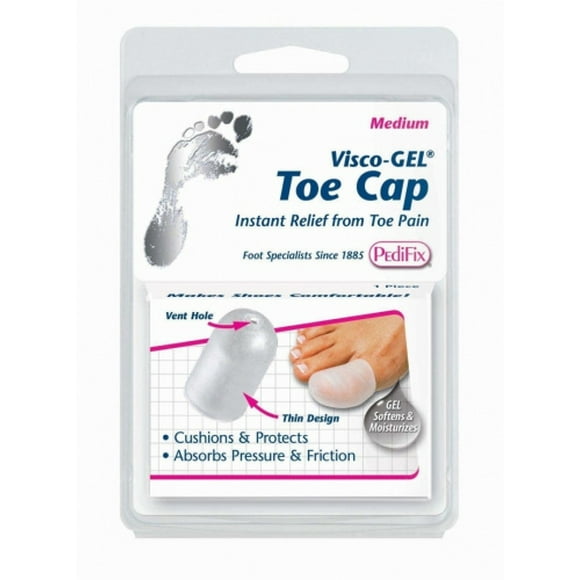 (XLarge (2.5cm diam.)) - PediFix Visco-Gel All-Gel Toe Cap