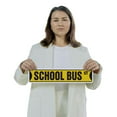thumbnail image 4 of SCHOOL BUS Classic Street Sign (2 Pack) driver student stop Road Sign | 4" X 18" Plastic Address Sign, 4 of 5