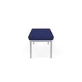thumbnail image 5 of Lenox Steel Reception Waiting Room Healthcare 3-Seat Bench / Silver Steel / Blue, 5 of 5