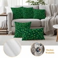 thumbnail image 6 of Green Shamrock Outdoor Waterproof Pillow Covers, St. Patrick's Day Spring Lucky Vintage Decorative Square Throw Pillowcase Sofa Cushion Sham for Patio/Couch/Chair, 26"x26" 2 Pack, 6 of 8