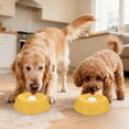 thumbnail image 5 of Dog Lick Bowls Slow Feeder Dog Bowls Liquid Treat 3/4 Cup Yogurt Pup Lick Toy for Large Medium Small Breeds Dietary Yellow, 5 of 8