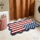 thumbnail image 1 of Patriotic Welcome Doormat Flags Door Mat Slide Resistants Rubber Plushes Floor Mat Independence Day Carpet For 4th Of July Independence Day Indoor Outdoor Rug, 1 of 7