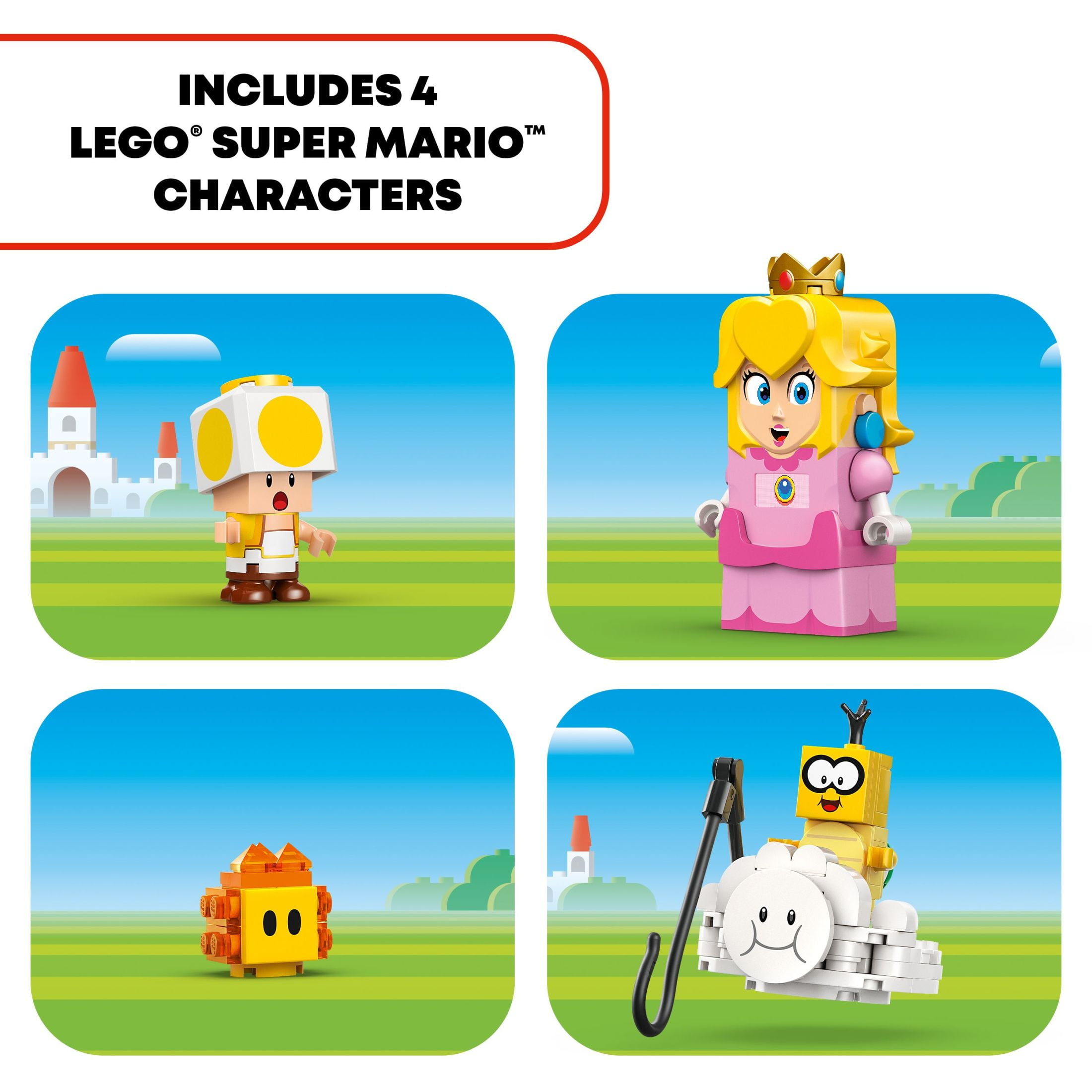 LEGO Super Mario Adventures with Interactive LEGO Peach Princess Toy Gift for Kids, Super Mario Playset, 71441