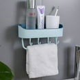 thumbnail image 3 of Adhesive Shower caddy Bathroom Shelf Wall Mount Shower Shelf Holder, 3 of 5