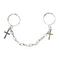 thumbnail image 1 of gótico Vintage abierto Cruz cadena cinturón Punk apible para mujeres o hombres, 1 of 7