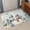 blue, variant on Front Door Mat Indoor Outdoor 19.7"x31.5", Blue Snowman Christmas Absorbent Non Slip Welcome Mat, Vintage Botanical Xmas Snowflake Low Profile Entryway Rug for Front Entrance Porch Back Door Patio
