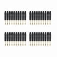 thumbnail image 1 of Chapado En Oro 40Pcs Plug Mono Professional 2 6.35 mm 6.5mm Jack Estéreo Enchufe 6.35mm Jack Negro, 1 of 4