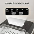 thumbnail image 7 of Portable Ice Maker Countertop, 9Pcs/8Mins, 26lbs/24H, Self-Cleaning Ice Machine with Handle, 2 Sizes of Bullet Ice for Home Kitchen Office Bar Party, Black, 7 of 7