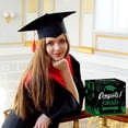 thumbnail image 6 of Honeeladyy Graduation Card Box Holder, 2025 Congrats Grad Foldable Cardboard Decorations Box for Graduation Party Favors Decor Party Supplies, 8.9x8.9x8.9in (Green), 6 of 6