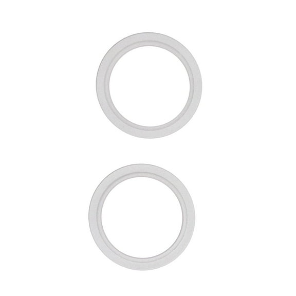 Replacement Glass Ring Camera Lens Cover For Apple iPhone 13 (A2631) / 13 Mini (A2626) - Starlight (2 Pieces)
