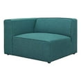 thumbnail image 2 of Modway Mingle Fauteuil de Sofa Orienté vers la Gauche en Tissu de Polyester de Style Moderne, Bleu Sarcelle, 2 of 6