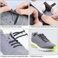 thumbnail image 4 of HOMAR No Tie Shoelaces for Kids and Adults Stretch Silicone Elastic No Tie Shoe Laces, 4 of 10