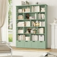 thumbnail image 3 of Homfa 68.9" Tall Toy Storage Organizer, 12 Storage Cubbies Bookcase with 4 Drawers for Playroom Living Room, Green, 3 of 7