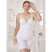 Cupid Womens Extra Firm Control Triple-Ply High Waist Thigh Slimmer Shapewear