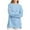 Light Blue, variant on FYEGRE Women's Oversized Sweatshirts Crewneck Long Sleeve Tunic Pullover Shirts Side Zipper Hoodies Sky Blue S