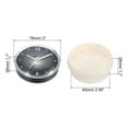 thumbnail image 2 of Waterproof Bathroom Clock Battery Operated Wall Clock with White Suction Cup, Black, 2 of 7