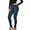 *3-Dark Blue, variant on Women's and Women's Plus Side Lace Stitching Jeans Leggings,Ladies Stretchy Butt Lift Denim Pants,Slim Breathable Jeggings For Women,Black,Size S