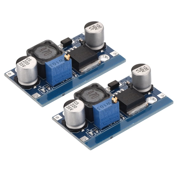 DC-DC Buck Converter Voltage Regulator Adjustable Buck Module LM 2596 4-40V to 1.25-37V 3A 2 Pcs
